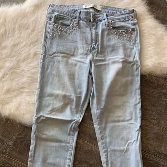 Abercrombie & Fitch | bead embellished skinny jean pant - Picture 2 of 14